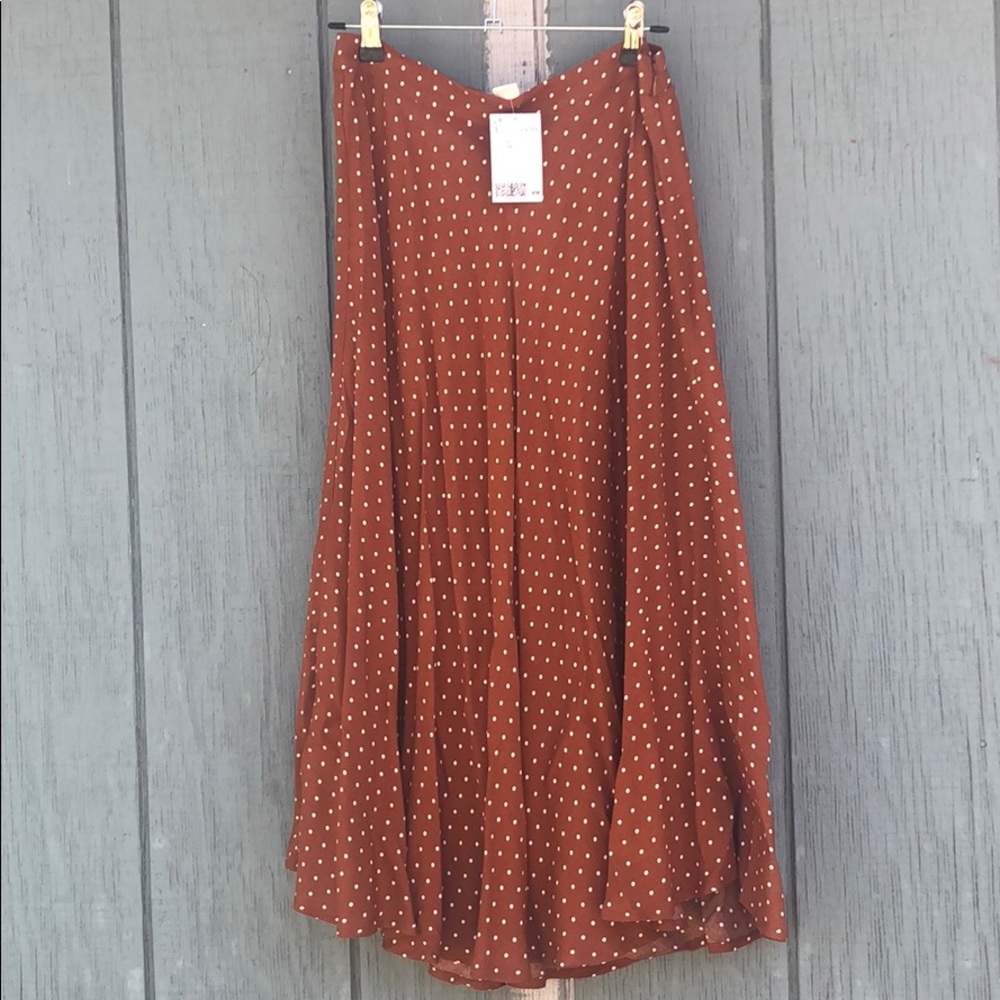 H&M Midi Polka Dot Skirt